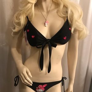 Adorable 🍭vintage y2k my melody 🎵 bikini and necklace set 💕🍭